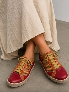 Spring Step L'Artiste Porscha Leather bohemian sneaker sandals size 42